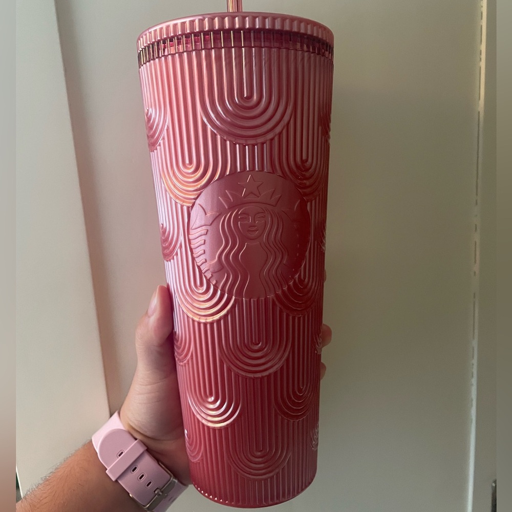 Pink Starbucks tumbler